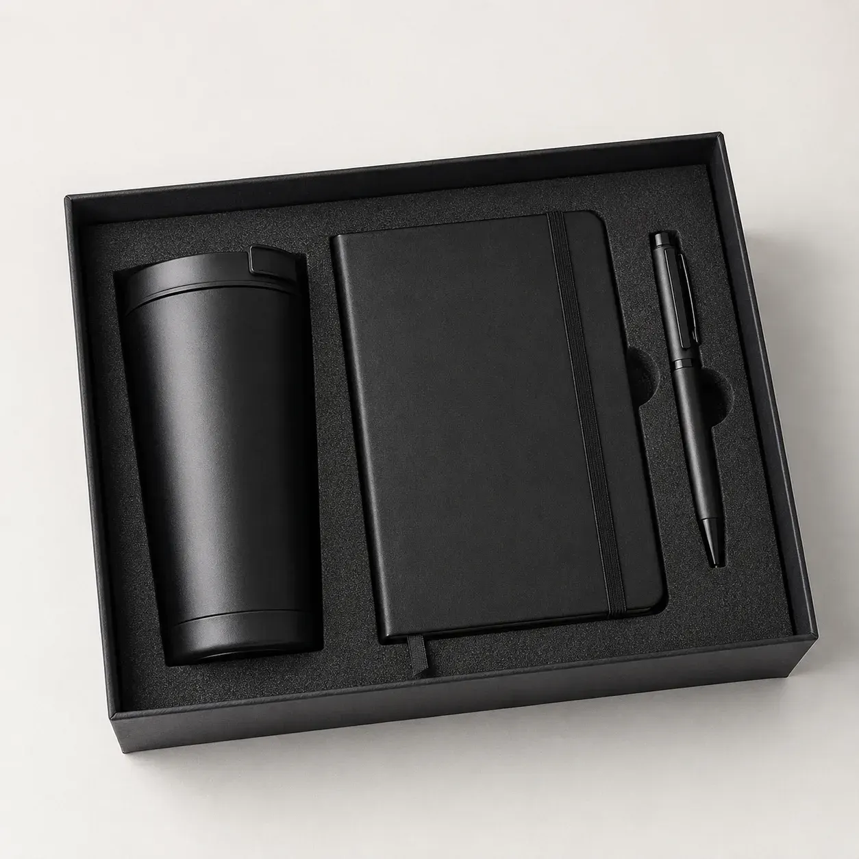 Tumbler, Notebook & Pen
